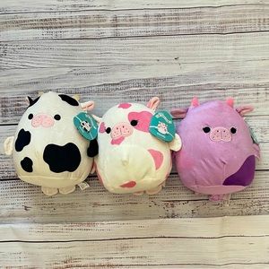 NEW! Squishmallows 8” Seacow Bundle-Alita, Monday and Stasia